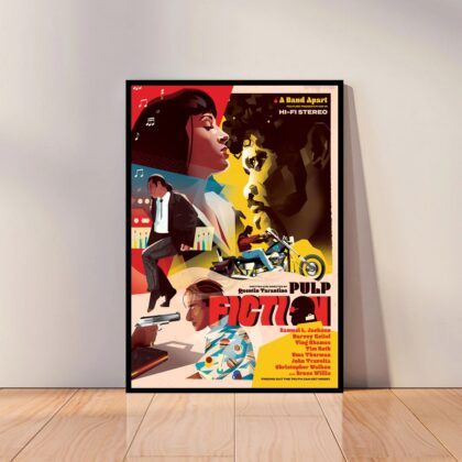 Pulp Fiction Movie Poster Canvas Wall Art Home Decor (No Frame)