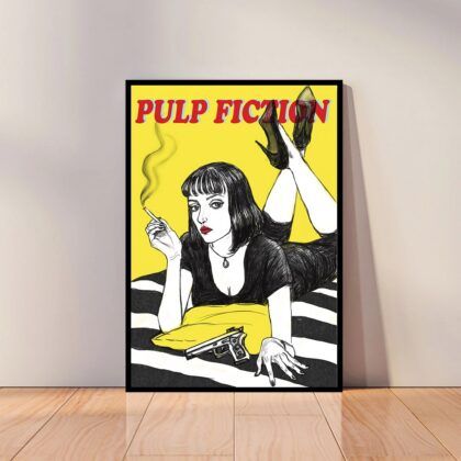 Pulp Fiction Movie Poster Canvas Wall Art Home Decor (No Frame)