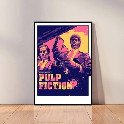 Pulp Fiction Movie Poster Canvas Wall Art Home Decor (No Frame)