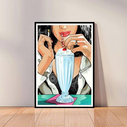 Pulp Fiction Movie Poster Canvas Wall Art Home Decor (No Frame)