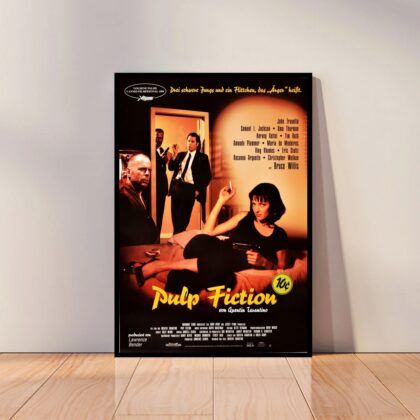 Pulp Fiction Movie Poster Canvas Wall Art Home Decor (No Frame)