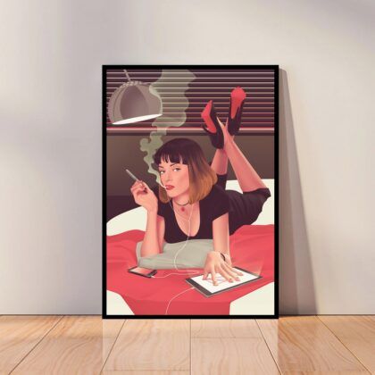 Pulp Fiction Movie Poster Canvas Wall Art Home Decor (No Frame)