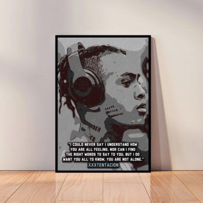 XXXTentacion Rap Hip Hop Music Poster Canvas Wall Art Home Decor (No Frame)