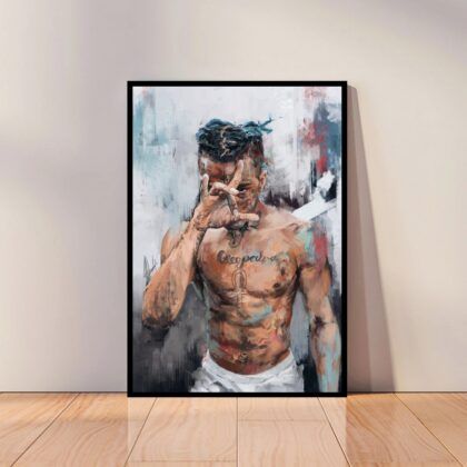 XXXTentacion Rap Hip Hop Music Poster Canvas Wall Art Home Decor (No Frame)