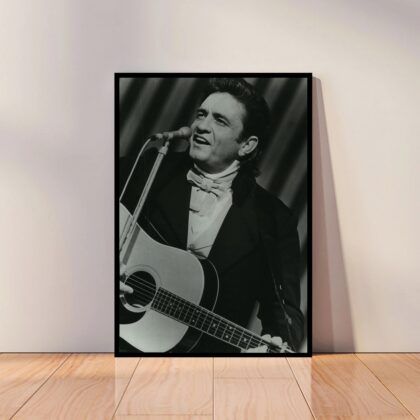 Johnny Cash Music Poster Canvas Wall Art Home Decor (No Frame)
