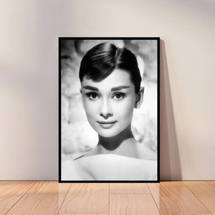 Audrey Hepburn Movie Star Poster Canvas Wall Art Home Decor (No Frame)