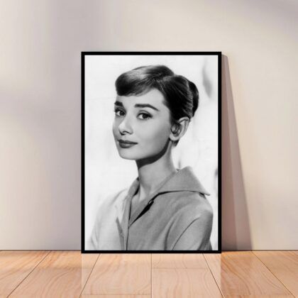 Audrey Hepburn Movie Star Poster Canvas Wall Art Home Decor (No Frame)