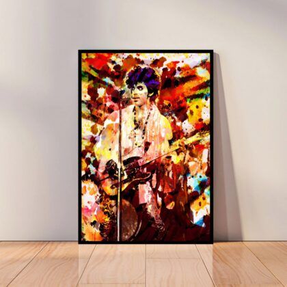 Prince Rogers Nelson Music Poster Canvas Wall Art Home Decor (No Frame)