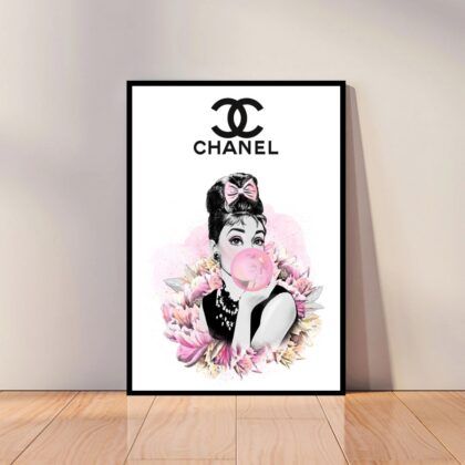 Audrey Hepburn Movie Star Poster Canvas Wall Art Home Decor (No Frame)