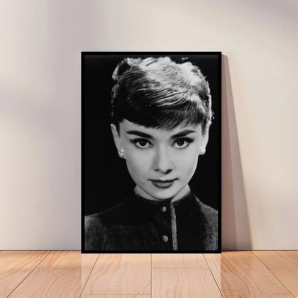 Audrey Hepburn Movie Star Poster Canvas Wall Art Home Decor (No Frame)