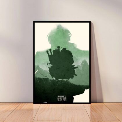 Howl's Moving Castle Japan Anime Poster Canvas Wall Art Home Decor (No Frame)