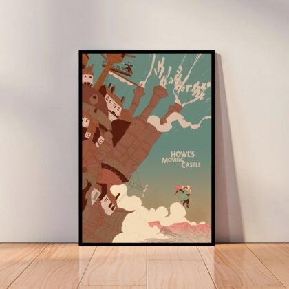 Howl's Moving Castle Japan Anime Poster Canvas Wall Art Home Decor (No Frame)