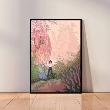 Howl's Moving Castle Japan Anime Poster Canvas Wall Art Home Decor (No Frame)