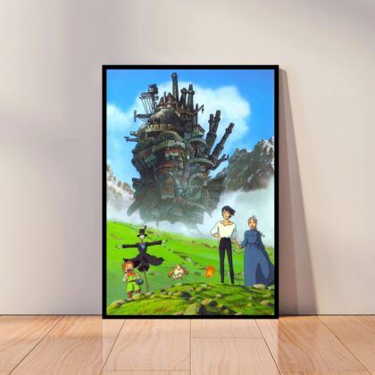 Howl's Moving Castle Japan Anime Poster Canvas Wall Art Home Decor (No Frame)