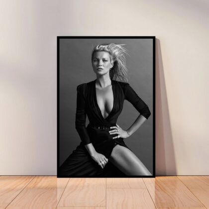 Kate Moss Super Model Poster Canvas Wall Art Home Decor (No Frame)