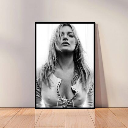 Kate Moss Super Model Poster Canvas Wall Art Home Decor (No Frame)