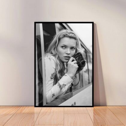Kate Moss Super Model Poster Canvas Wall Art Home Decor (No Frame)