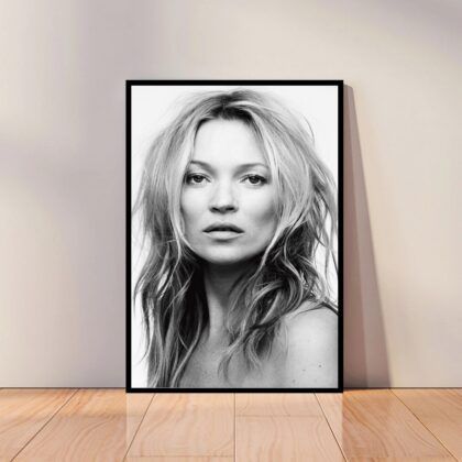 Kate Moss Super Model Poster Canvas Wall Art Home Decor (No Frame)