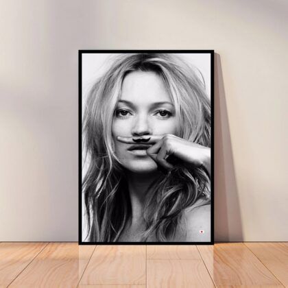 Kate Moss Super Model Poster Canvas Wall Art Home Decor (No Frame)