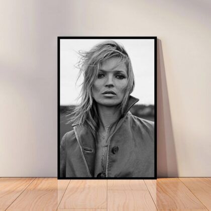 Kate Moss Super Model Poster Canvas Wall Art Home Decor (No Frame)