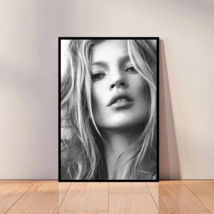 Kate Moss Super Model Poster Canvas Wall Art Home Decor (No Frame)