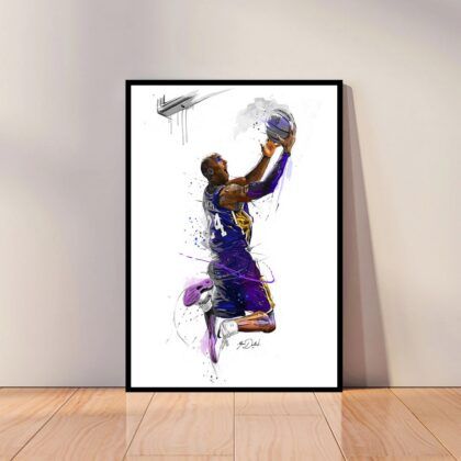 Kobe Bryant Baskerball Poster Canvas Wall Art Home Decor (No Frame)