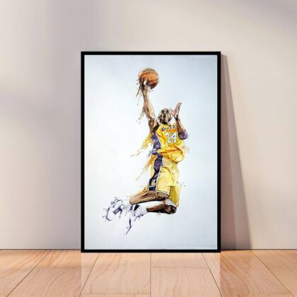 Kobe Bryant Baskerball Poster Canvas Wall Art Home Decor (No Frame)