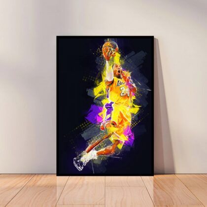 Kobe Bryant Baskerball Poster Canvas Wall Art Home Decor (No Frame)