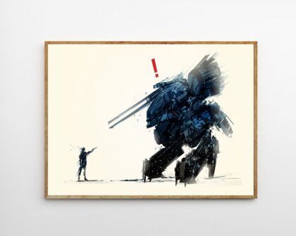 metal gear solid GAME Poster Canvas Wall Art Home Decor (No Frame)