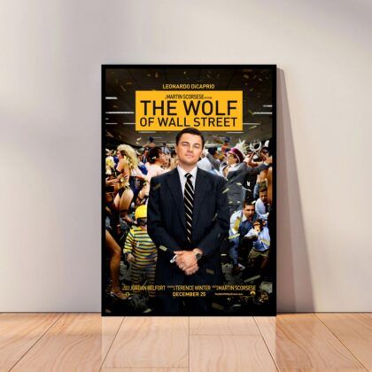 The Wolf of Wall Street Movie Poster Canvas Wall Art Home Decor (No Frame)