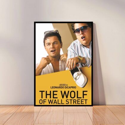 The Wolf of Wall Street Movie Poster Canvas Wall Art Home Decor (No Frame)