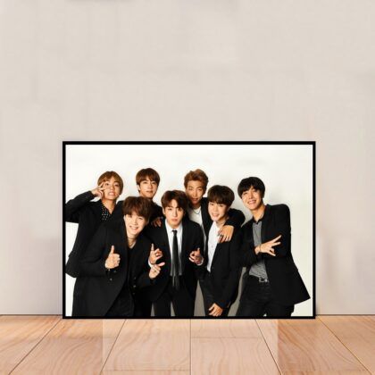 BTS Bangtan Boys Kpop Korean Music Poster Canvas Wall Art Home Decor (No Frame)