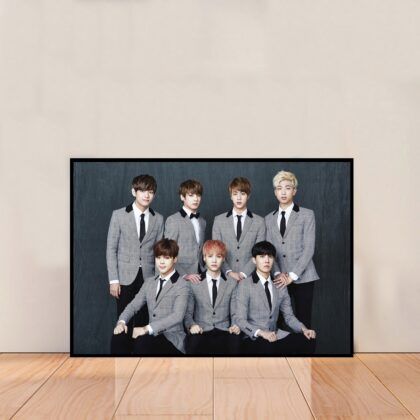 BTS Bangtan Boys Kpop Korean Music Poster Canvas Wall Art Home Decor (No Frame)