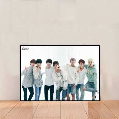 BTS Bangtan Boys Kpop Korean Music Poster Canvas Wall Art Home Decor (No Frame)