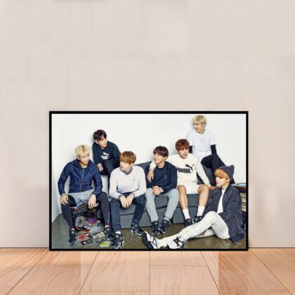 BTS Bangtan Boys Kpop Korean Music Poster Canvas Wall Art Home Decor (No Frame)