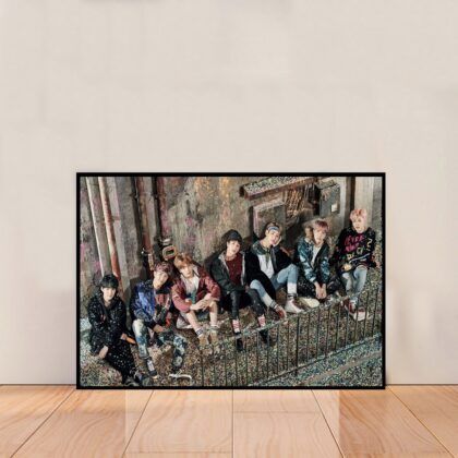 BTS Bangtan Boys Kpop Korean Music Poster Canvas Wall Art Home Decor (No Frame)