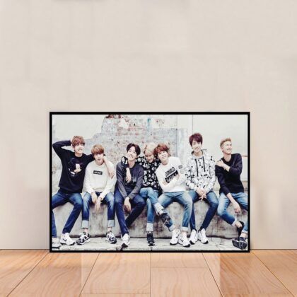 BTS Bangtan Boys Kpop Korean Music Poster Canvas Wall Art Home Decor (No Frame)