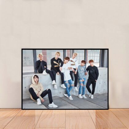BTS Bangtan Boys Kpop Korean Music Poster Canvas Wall Art Home Decor (No Frame)