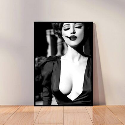 Helmut Newton Poster Canvas Wall Art Home Decor (No Frame)