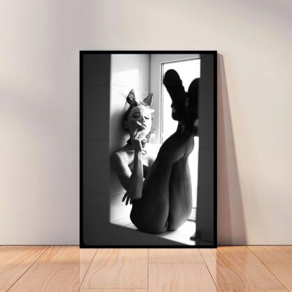 Helmut Newton Poster Canvas Wall Art Home Decor (No Frame)