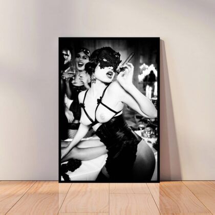 Helmut Newton Poster Canvas Wall Art Home Decor (No Frame)