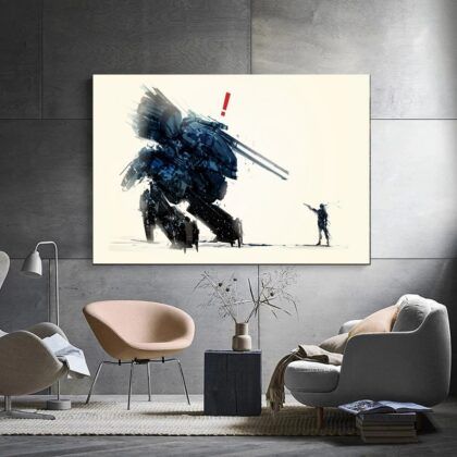 metal gear solid GAME Poster Canvas Wall Art Home Decor (No Frame)