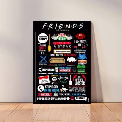 Friends TV Show Poster Canvas Wall Art Home Decor (No Frame)