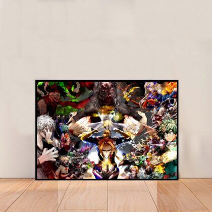 My Hero Academia Japan Anime Poster Canvas Wall Art Home Decor (No Frame)