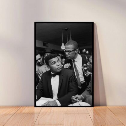 Muhammad Ali Fighting Poster Canvas Wall Art Home Decor (No Frame)