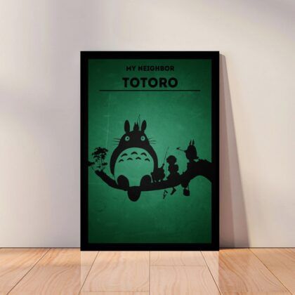 My Neighbor Totoro Anime Poster Canvas Wall Art Home Decor (No Frame)