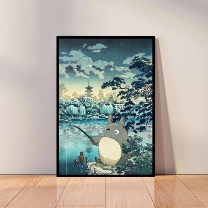 My Neighbor Totoro Anime Poster Canvas Wall Art Home Decor (No Frame)