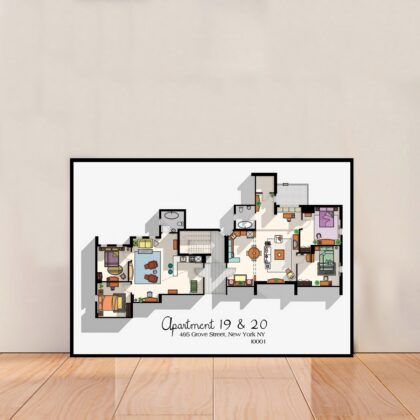Friends TV Show Poster Canvas Wall Art Home Decor (No Frame)