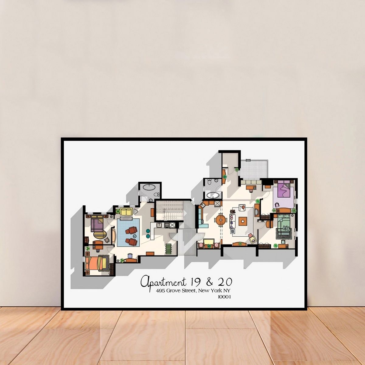 Friends TV Show Poster Canvas Wall Art Home Decor (No Frame)