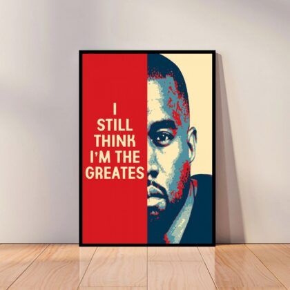 Kanye West Music Poster Canvas Wall Art Home Decor (No Frame)